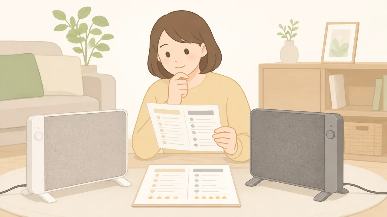 山善ミニパネルヒーターの口コミは?暖かさや電気代を調査